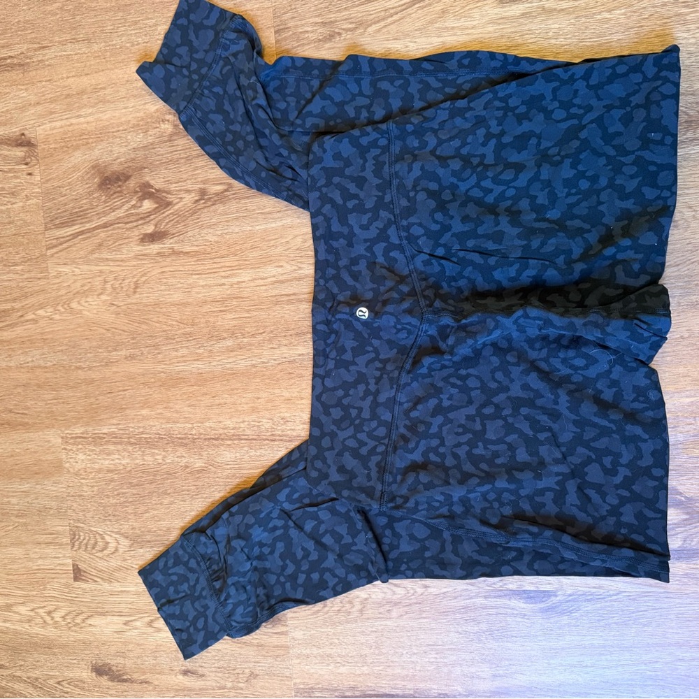 Lululemon Gray and Black animal print jogger